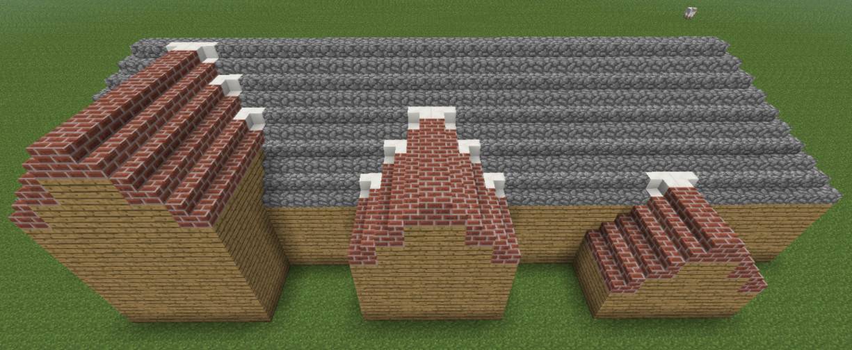 How to cover the roof of minecraft.