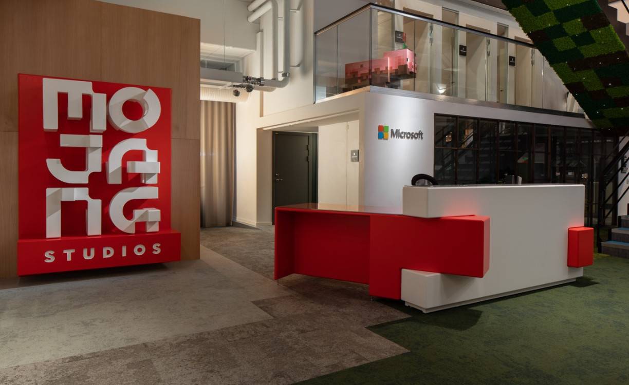 Mojang Studio's office is nominated as the "Swedish best -looking office" award