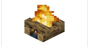 Minecraft camp fire