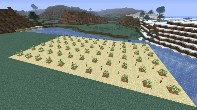 How to brush the trees minecraft tree planting tutorial