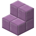 Minecraft紫珀块楼梯