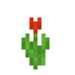 Minecraft红色郁金香