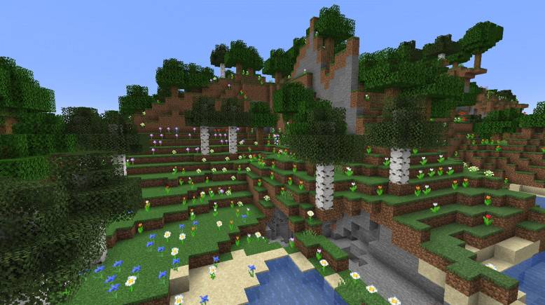 What is the use of Minecraft Flower Forest?