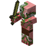 Where is Minecraft Zombie Pig?