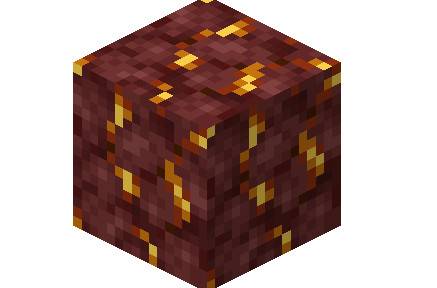 How is the gold ore under Minecraft below the gold ore?