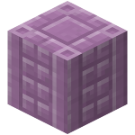 Minecraft竖纹紫珀块