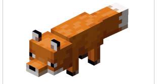 Minecraft fox