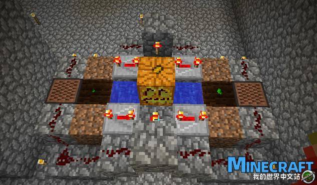 How to brush watermelon and pumpkin Minecraft watermelon and pumpkin planting tutorial