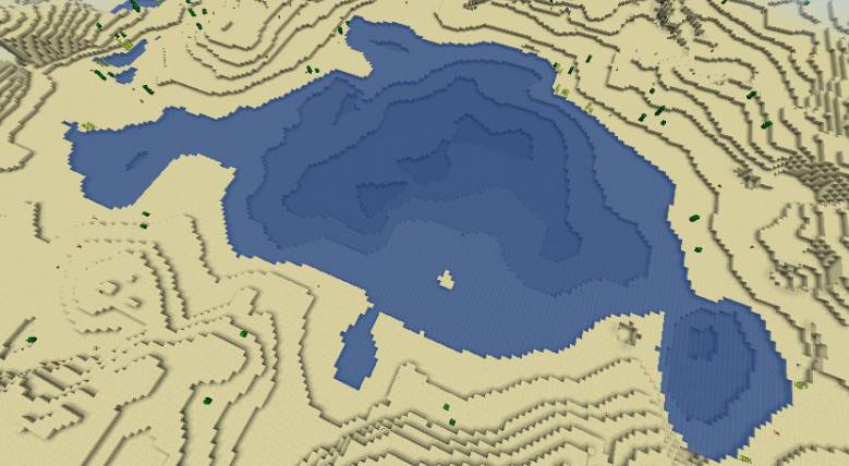 What is the use of Minecraft Desert Lake?