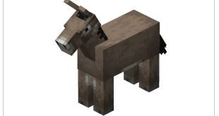 Minecraft donkey