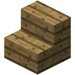 Minecraft橡木楼梯