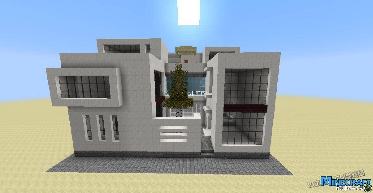 How to make a simple modern style villa