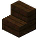 Minecraft深色橡木楼梯