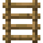 What should I do if there is a ladder for the minecraft ladder?