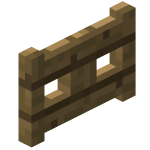 Minecraft橡木栅栏门