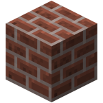 What should I do if there is a brick block in Minecraft bricks?
