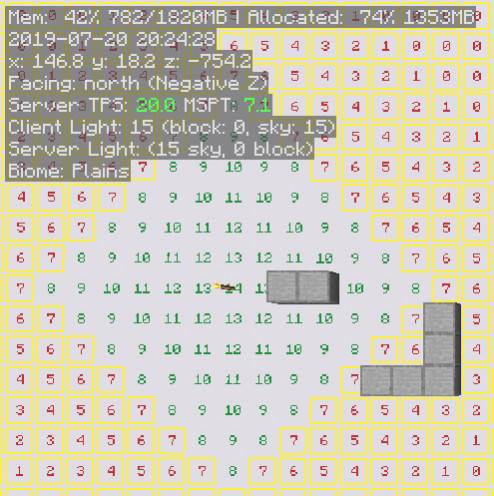Minecraft1.19.3-1.15.2 mini Hud Minihud Mod