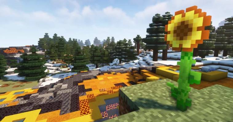Minecraft1.18 Better Botanical: Flower Better Botanicals: Blossom material package