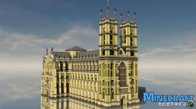 Minecraft British Westminster Abbey Map Archive