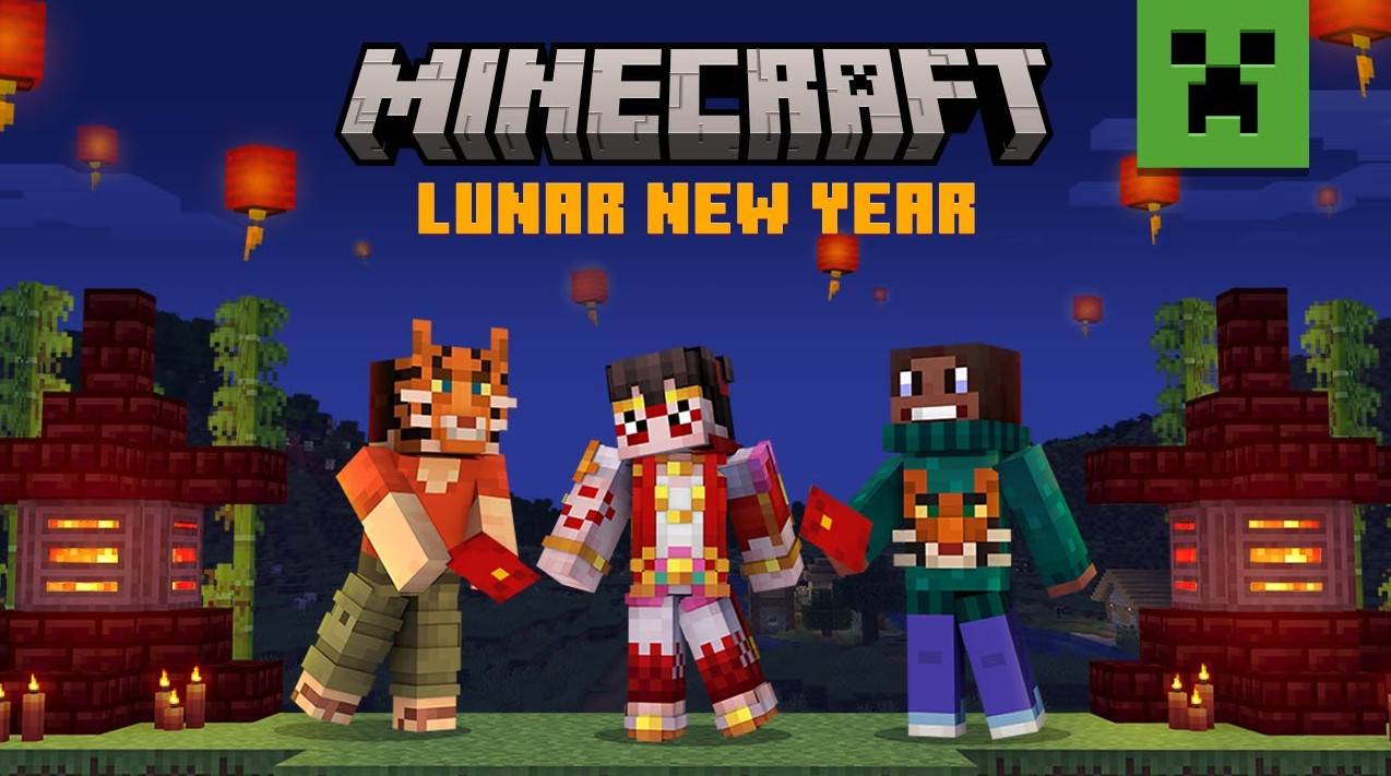 Minecraft market starts the Lunar New Year celebration