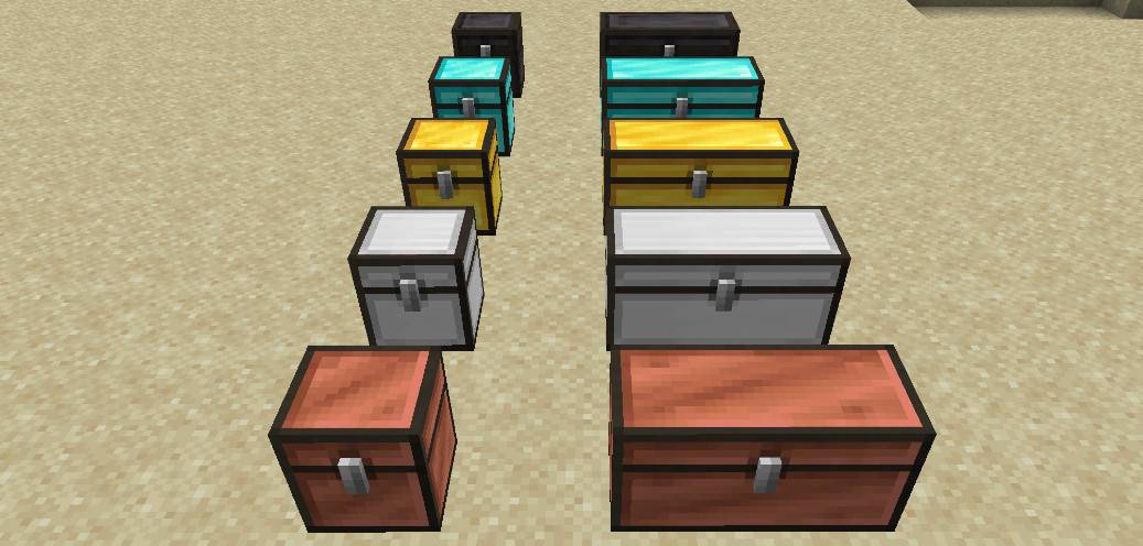 Minecraft1.18.1-1.17.1 Enhanced box Reinforced Chests Mod