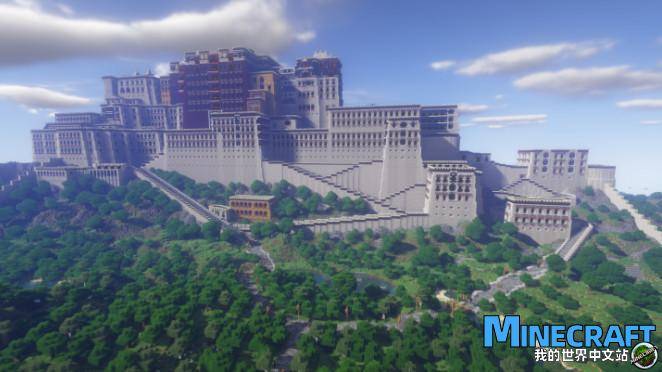 Minecraft Potala Palace Map Archive