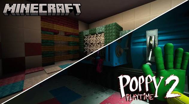 Minecraft 1.18.2 Bobby game time Chapter 2 Poppy Playtime Chapter 2 map archive