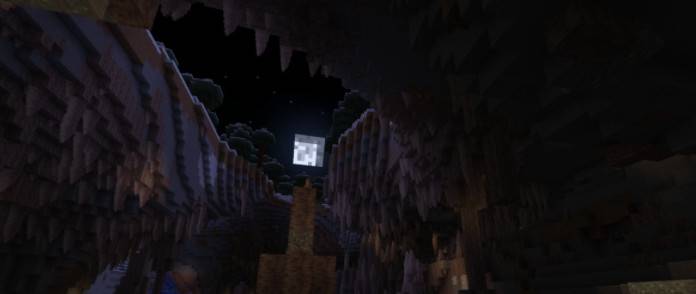 Minecraftjava version 1.18-PRE7 releases the characteristics of a little cave biological group