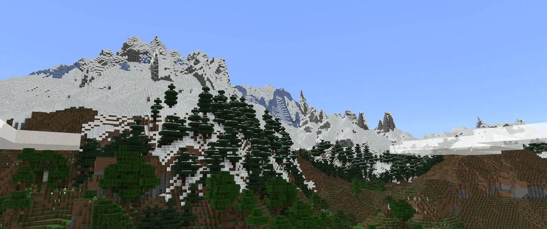 Minecraft base rock version of the cave and the new terrain generation of the cliff has now been publicly tested