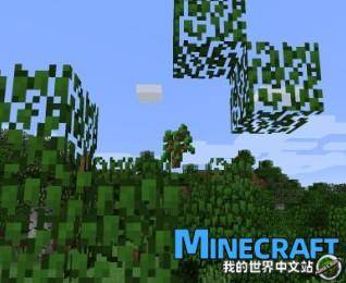 Minecraft 1.14.4-1.8 Quick Leaf Decay Mod