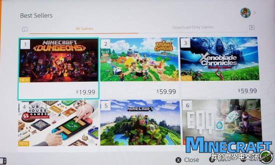 Minecraft Underground City to the ESHOP best -selling list ends the dominance of the dominance of "Mobile Sen"
