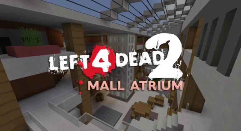 Minecraft1.16.5 Survival Road 2 Shopping Center LEFT 4 DEAD 2 Mall Atrium map archive