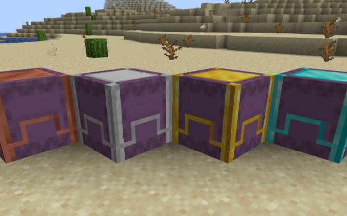 Minecraft1.18.1-1.17.1 Enhanced the submarine box Reinforced Shulker Boxes Mod