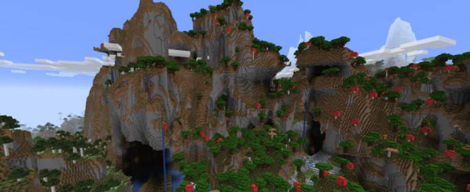 Minecraftjava version 1.18-PRE1 releases the world type "cave" and "Floating Island" from the world&