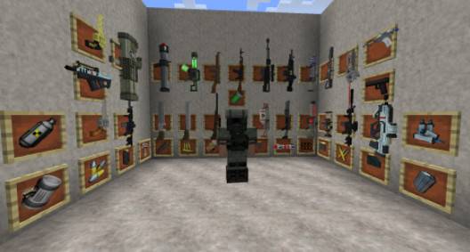 Minecraft 1.12.2-1.7.10 technology gun Techguns Mod