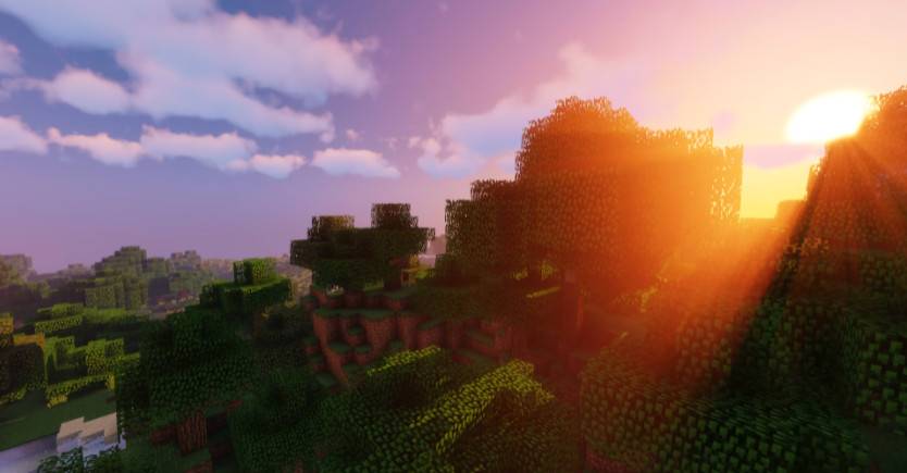 Minecraft1.18.1-1.7.10 Sildur's vibrant shaders light and shadow bag