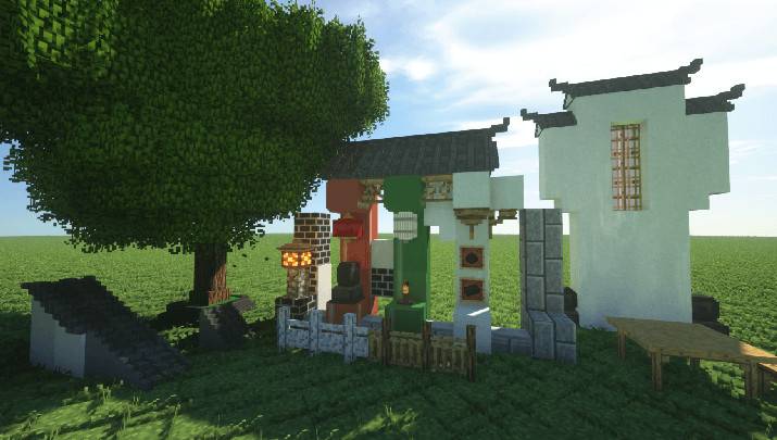 MINECRAFT 10 building players essential MOD/module