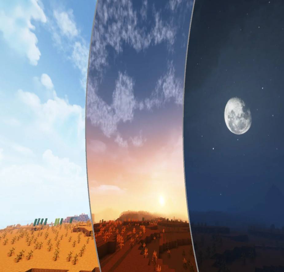 Minecraft 1.19.3-1.7.2 Hyper Realistic Sky