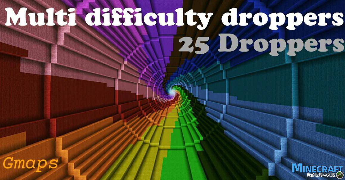MINECRAFT1.10 Multi -difficulty pipelines Fall Multi Diffical Droppers Map Archive