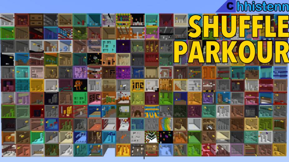 Minecraft1.18.1 shuffle parkour Shuff Parkour map archive