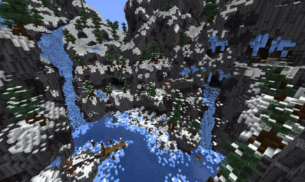 The Java version of Minecraft Community Celebration Java has come to the adventure map "Remove the World of Ice and