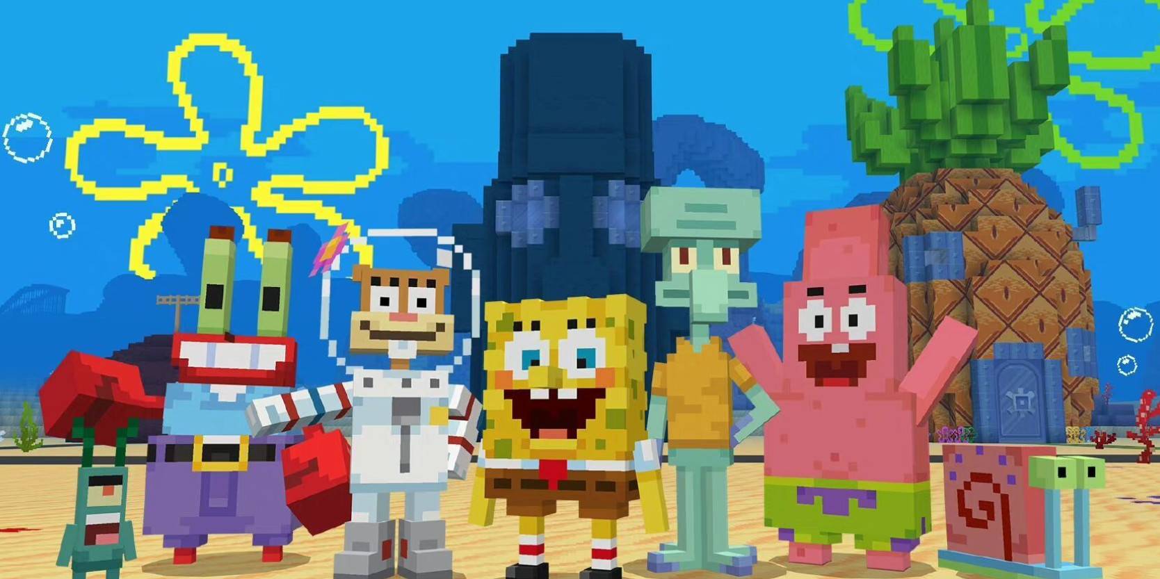 Minecraft X SpongeBob DLC will be released in the near future