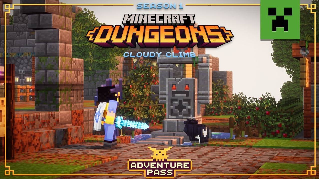Minecraft Dungeon Cloudy Climb Seasonal Adventure Pass Release
