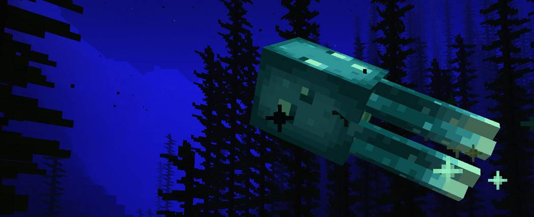 Minecraft Java version 21W03A released newly added fluorescent squid and fluorescent ground jackets