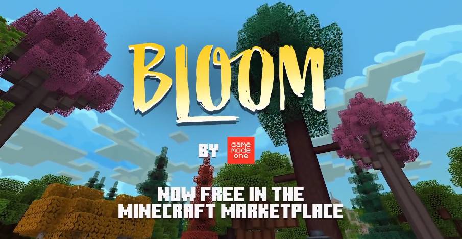 The free map "Flower Flower" of the Minecraft Bente Edition Week can be collected in the mall