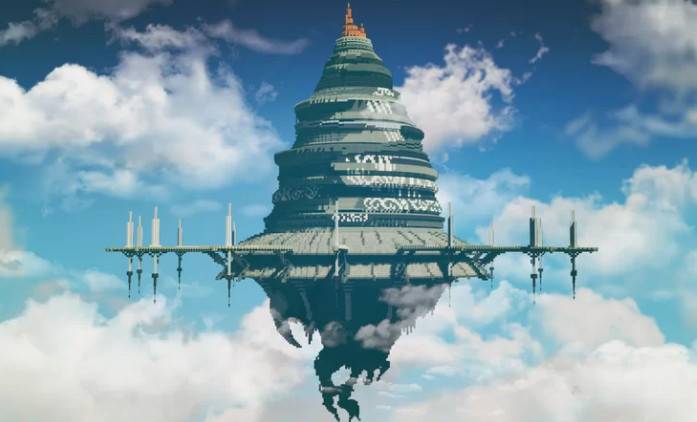 Minecraft1.16.4 Sword Art Online Aincrad Castle map archive