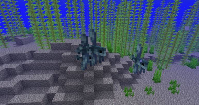 Minecraft1.16.5 fin and fish tail FINS and TAILS MOD