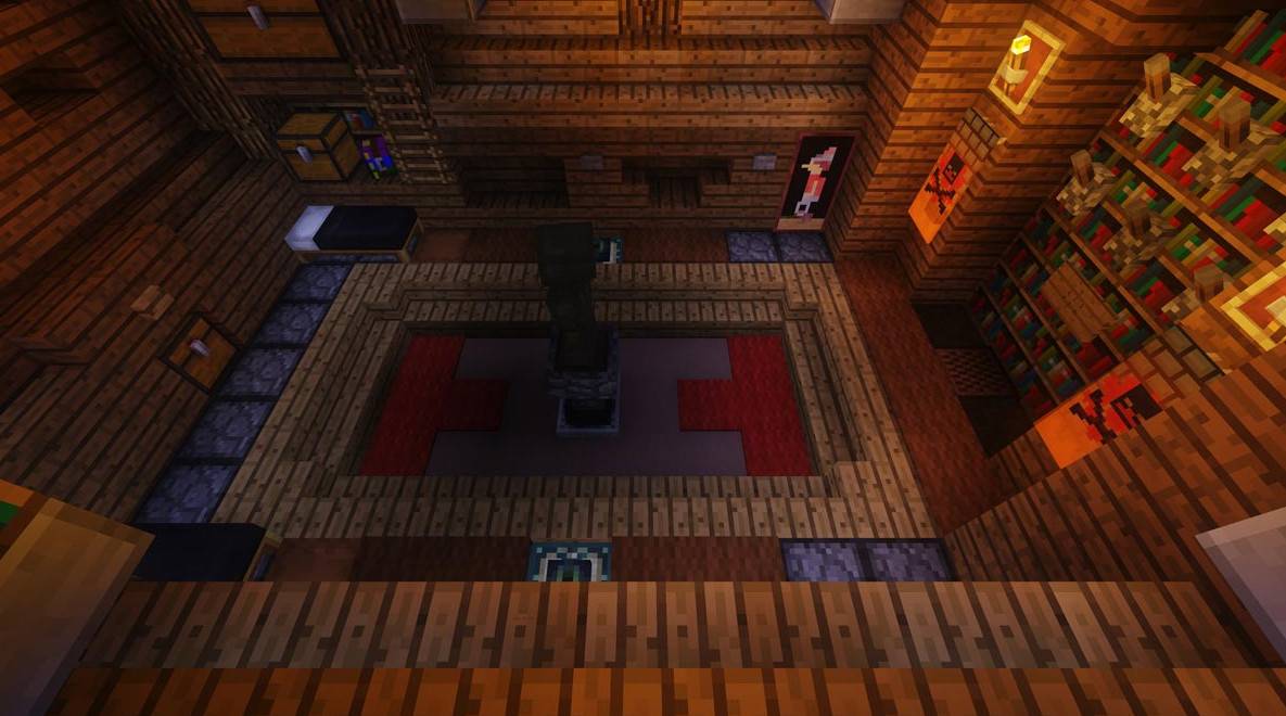 Minecraft1.12 The same dense room 2 map archive