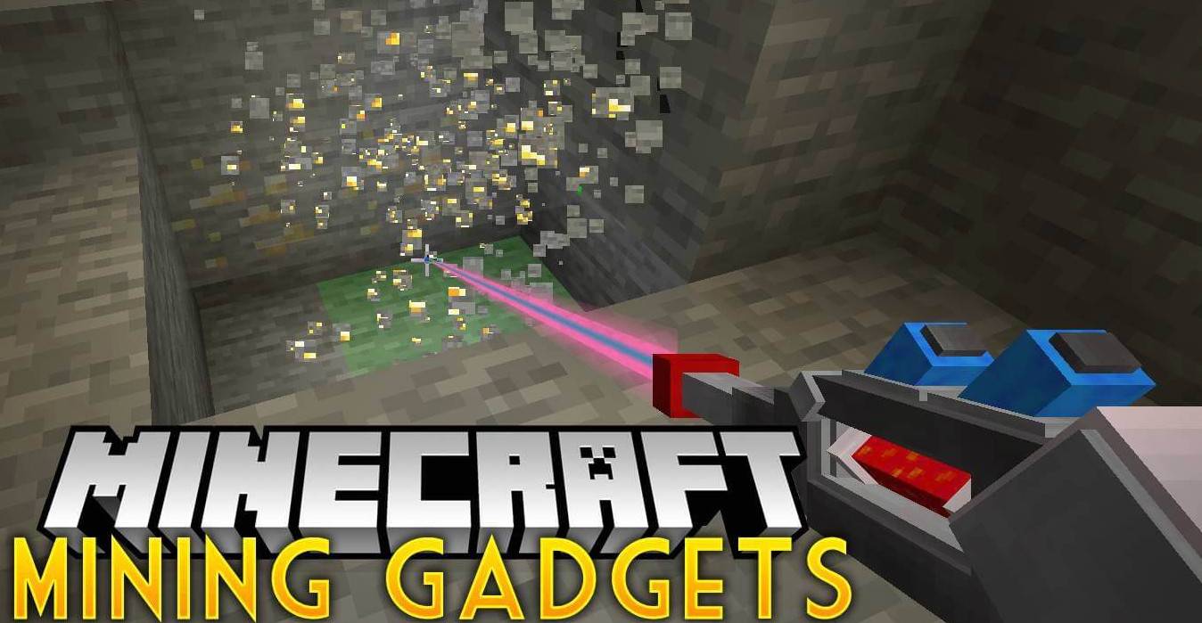 MINECRAFT1.16.5-1.14.4 mining assistant Mining Gadgets Mod
