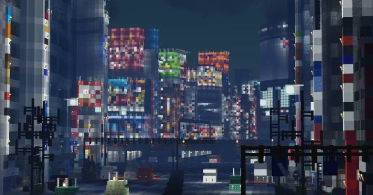 Minecraft1.14 Tokyo Kabukicho map archive